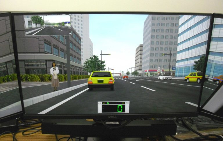 危険予測体験画面